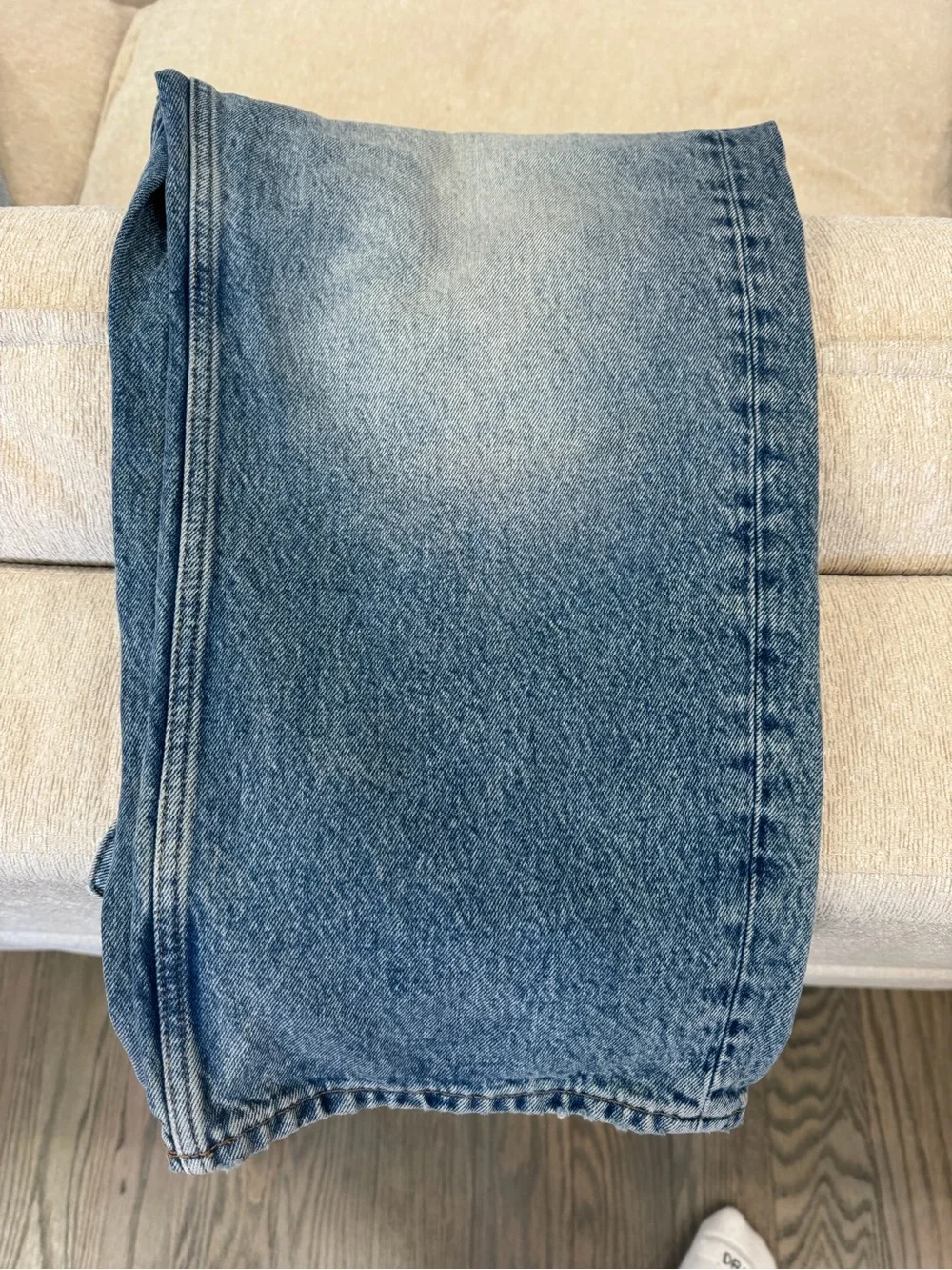 We The Free Relaxed Wide-Leg Light Blue Jeans Women’s 30 ~ WORN ONCE - Picture 11 of 15